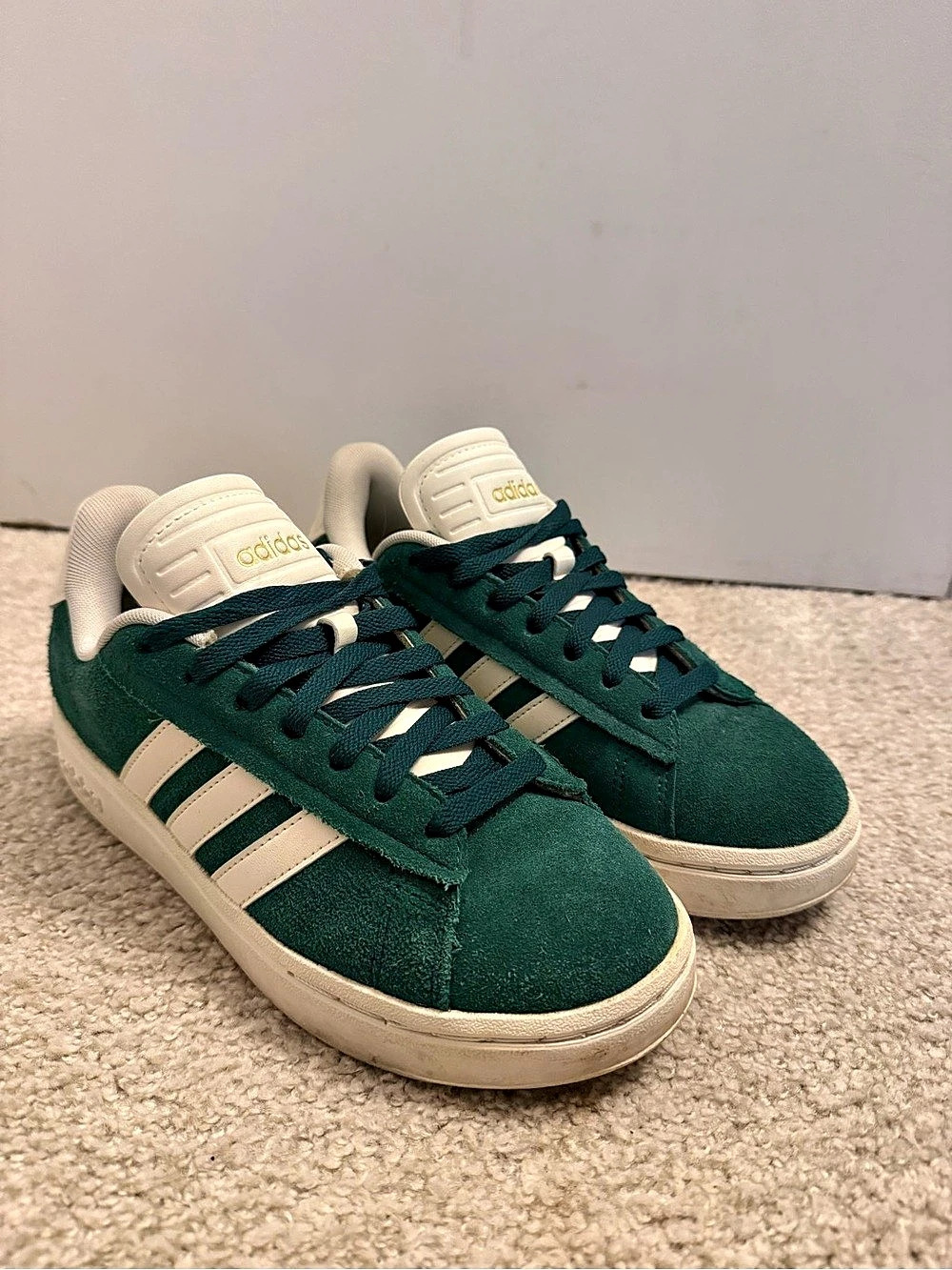 adidas Campus 00s Green & White Sneakers US 6.5